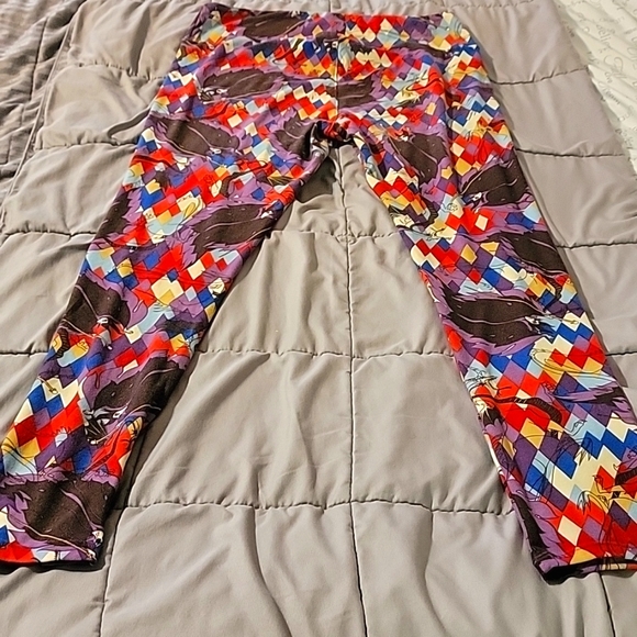 LuLaRoe one size leggings 3 pairs women's Disney Sleeping Beauty - Picture 13 of 14